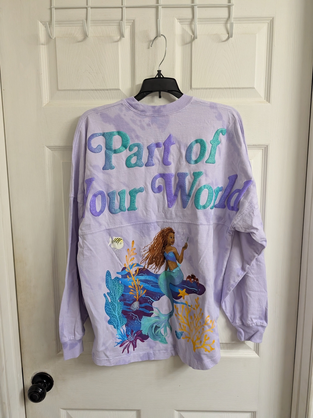 Disney Parks The Little Mermaid Part of Your World Spirit Jersey XS NWT
